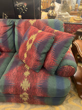 Bassett Southwest Style Couch With 4 Pillows