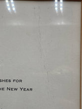 Queen Elizabeth, Queen Mother Signed 1968 Christmas Card, Framed