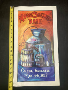 Moonshiners Tyler Wood and Tim Smith Signed Moonshine Daze Poster
