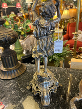 French Style Art Nouveau Silverplate Boy Centerpiece