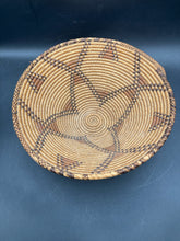 Vintage Apache Native American 10" Sunflower Coil Basket