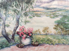 Maxine Remont Macway Signed "Colby Vineyard Napa Valley" Lithograph