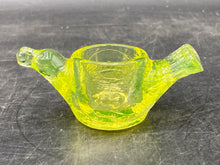 Antique Vaseline Glass Bird Salt Cellar