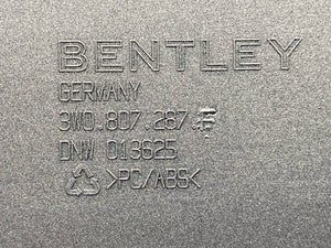 Bentley License Plate Moulding OEM 3W0807287F K7S
