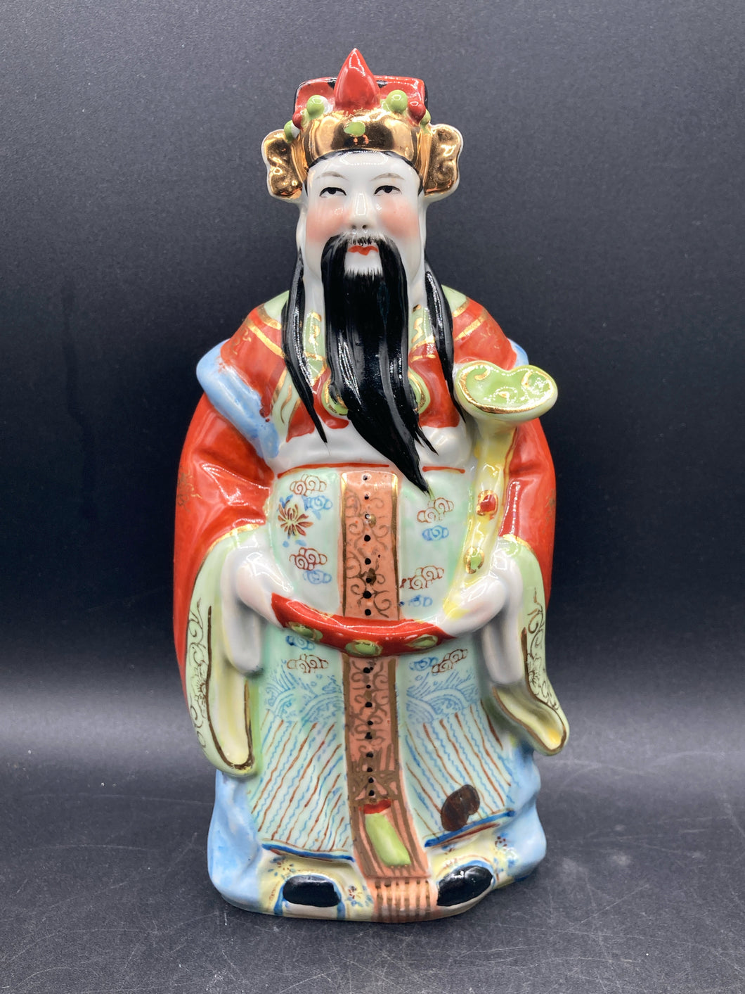 Chinese Republic Period Porcelain General Kwan Figure