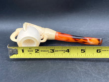 Paykoc Hand Carved Bird Talon Design Meerschaum Pipe w/ Case
