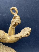 8" Bronze Buddhist God Ganesha Elephant Statue