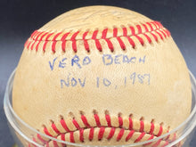 Brooklyn Dodgers Legends Signed Baseball w/ Drysdale Branca Erskine Furillo