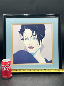 Patrick Nagel NC 1 Commemorative Serigraph, Framed