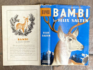 Bambi | Felix Salten (1929, Grosset & Dunlap, Publishers)
