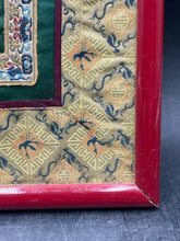 Vintage Chinese Hundred Children Playing Framed Silk Embroidery Art