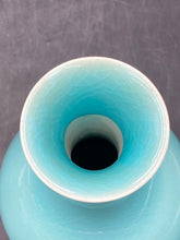 1918 Rookwood Pottery 16" Turquoise Glazed Vase
