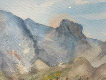 O. Cavender Signed Desert Landscape Watercolor Painting - view 5