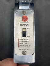 Vintage Electro-Voice Model 674 Dynamic Cardioid Microphone w/ Stand Untested