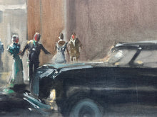 Jose Luis Campuzano Signed Original "Mister Kelly's Nightclub" Oil Painting