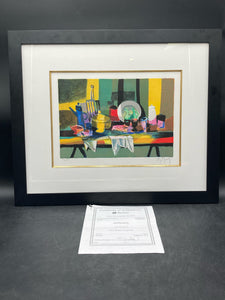 Marcel Mouly Signed "La Olessate Ou Grill" Limited Edition Lithograph W/ CoA