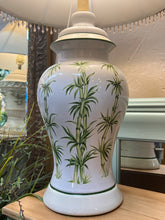 White Ceramic Bamboo Lamp