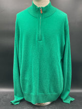 K+J2 Men's Cashmere Quarter Zip Sweater, XL