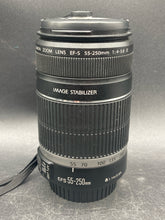 Canon EF-S 55-250mm F/4-5.6 IS Zoom Lens W/ Polarizer Filter