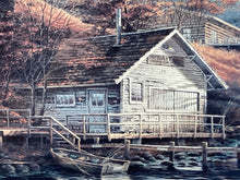 Terry Redlin Signed Open Edition "Autumn Shoreline" Print, Framed - view 4