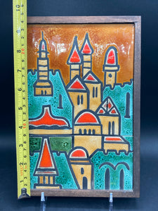 Ein Reb Israeli Made Jerusaleum Tile Art