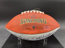 Jack Youngblood & Bernie Kosar Multisigned Football - view 11