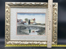 Artist Signed Point Independence Onset Massachusetts Watercolor Painting