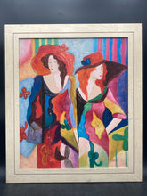 Original P. Janelle Signed Impressionist Oil Painting, Framed
