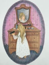 P. Buckley Moss Signed Limited Edition "Grandma's Bureau" Lithorgraph Unframed
