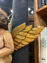 Antique Carved Wood angel