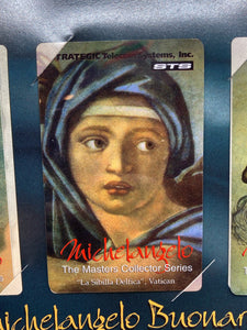 STS The Masters Collector Series Michelangelo Phone Card Set
