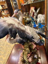 Resin Montefiori 2 Great Herons Statue on Base