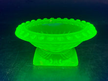 Boyd's Vaseline Footed Candy Dish