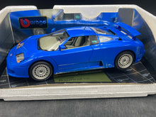 Burago 1/18 1991 Bugatti EB 110 Die Cast W/ Box & Booklets