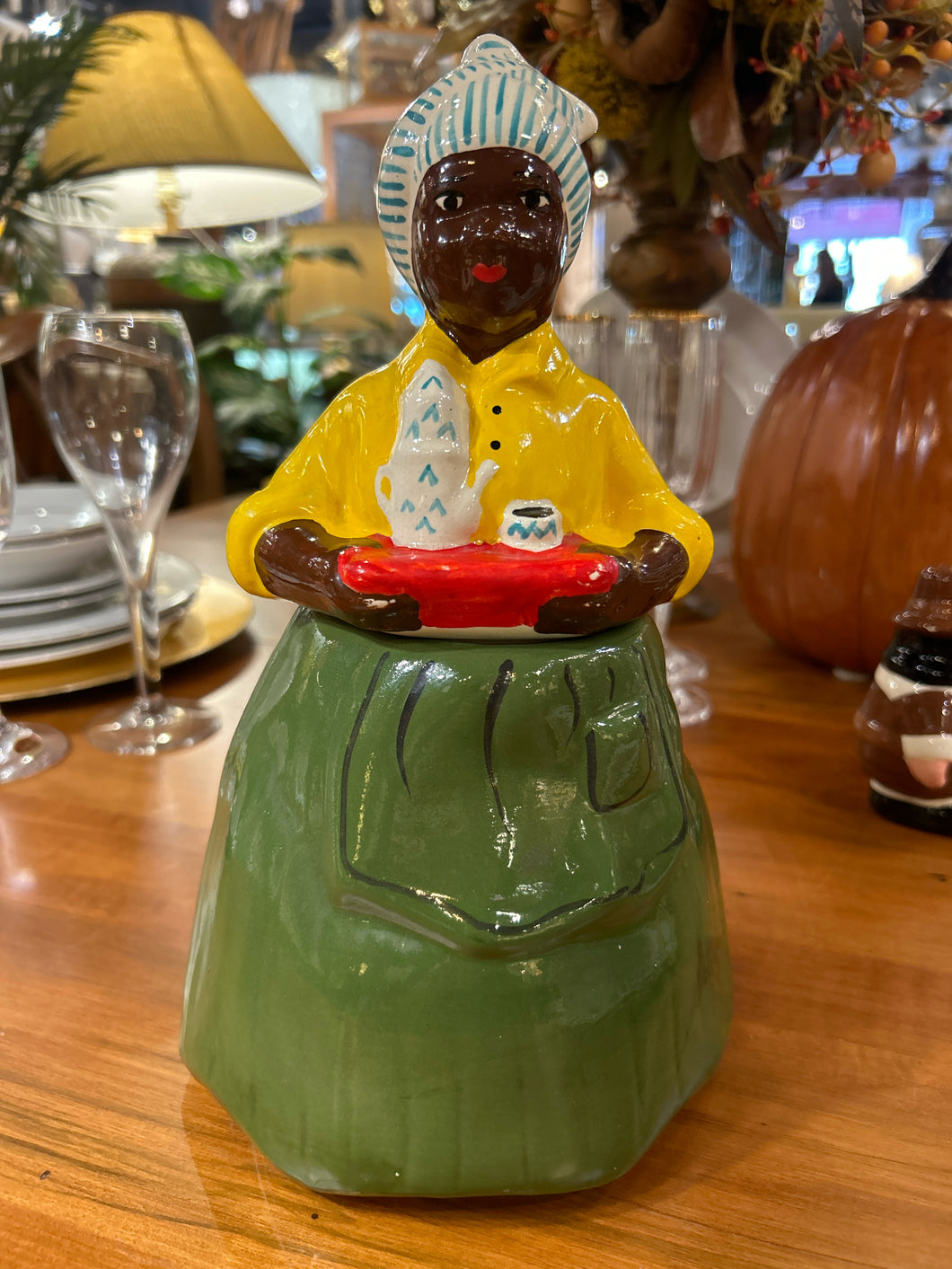 Black Americana Waitress Cookie Jar