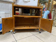 Vintage Bamboo Bar Cart
