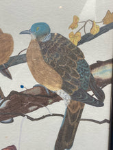 Vintage K.M. Foster Signed Autumn Season Birds Painting - view 2