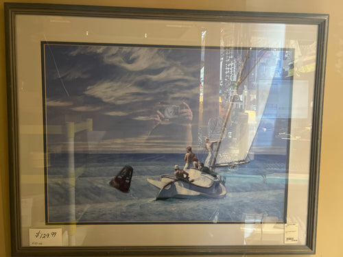Ground Swell Hopper Art Print