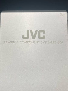 JVC FS-SD7 Compact Component System CD Receiver & Speaker Pair
