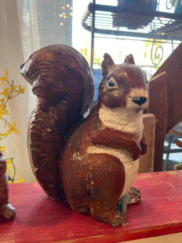 Concrete Squirrel Broken Foot