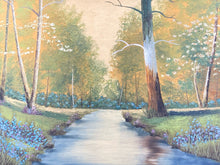 Original Norma Chandler Signed Forest River Scene Oil Painting, Framed - view 2