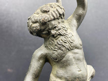 Antique Italian Grand Tour Bronze Silenus The Lamp Bearer Statue