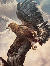 Ted Blaylock Signed "Dueling Raptors" Limited Edition Lithograph 592/950