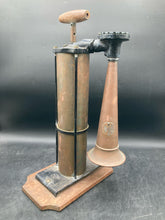 Antique Swedish TYFON Brass Hand Pump Maritime Fog Horn, Tested