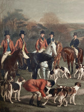 Sir Richard Sutton And The Quorn Hounds Engraving w/ Press Marks - view 3