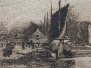 Wilfrid Ball (1853-1917) Netherlands Engravings, Framed