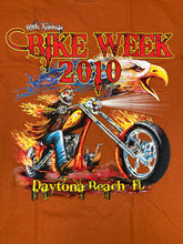 Daytona Beach Bike Week 2010 Motorcycle Shirt NOS, Medium