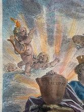 Antique The Kingdom Of Naples Hand Colored Engraving, Framed