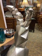 Abstract Silver Goat