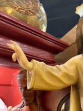 Hand Carved Jesus on Cloud Wall Hanging